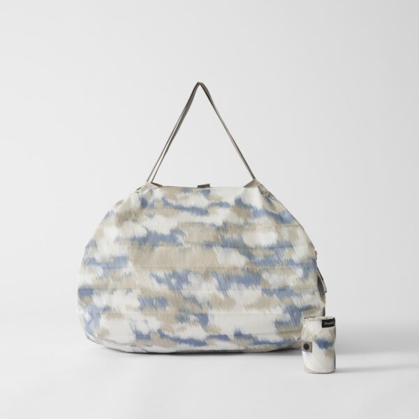 Shupatto compact foldable shopping bag size L - Floating Clouds - Image 4